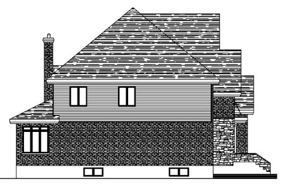 Exterior - Other Elevation 1 for European House Plan #138-331 - 4 bed, 2.5 bath