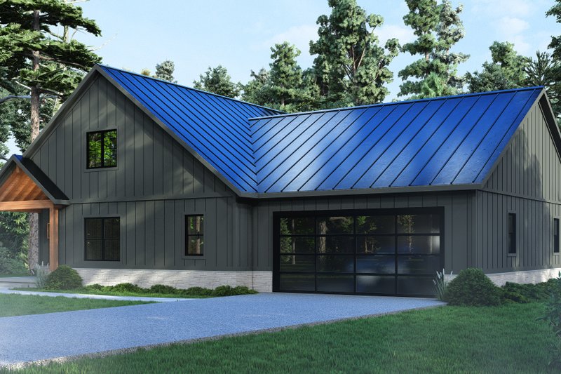 House Design - Exterior - Other Elevation for Barndominium House Plan #1064-300 - 3 bed, 2 bath