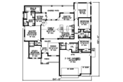 Country Style House Plan - 3 Beds 2.5 Baths 2639 Sq/Ft Plan #65-527 