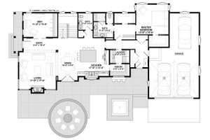 Contemporary Style House Plan - 3 Beds 2.5 Baths 3557 Sq/Ft Plan #928 ...