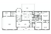 Ranch Style House Plan - 3 Beds 2 Baths 1630 Sq/Ft Plan #36-278 