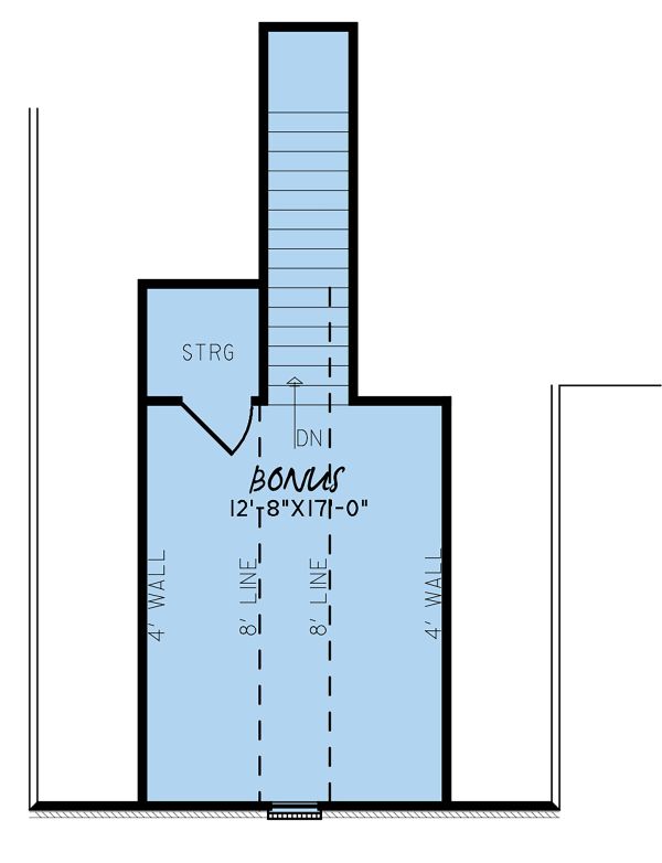 Traditional Floor Plan - Upper Floor Plan #923-147