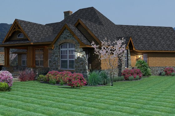 Exterior - Other Elevation 2 for Craftsman House Plan #120-162 - 3 bed, 2.5 bath