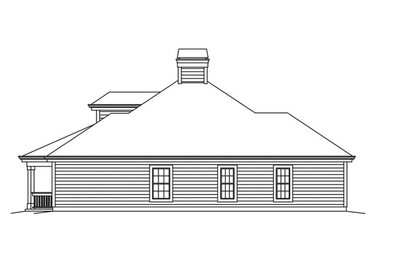 Home Plan - Exterior - Other Elevation 1 for Country House Plan #57-689 - 3 bed, 2.5 bath