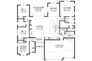 Ranch Style House Plan - 4 Beds 3 Baths 2374 Sq/Ft Plan #48-927 