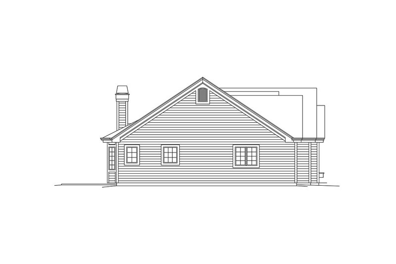 Home Plan - Exterior - Other Elevation for Country House Plan #57-695 - 4 bed, 2.5 bath
