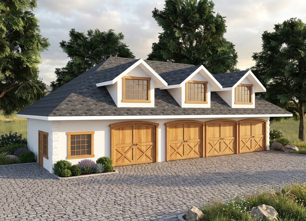 Exterior - Front Elevation 2 for Traditional House Plan #117-1108, 1 bath
