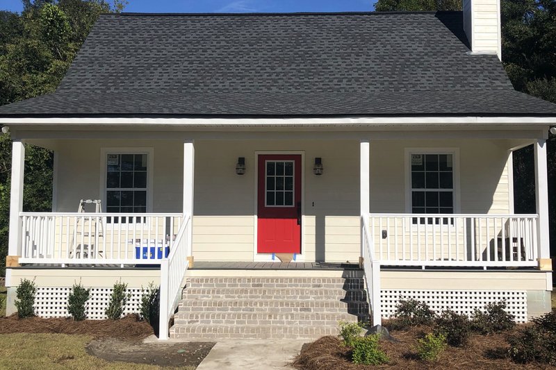 Home Plan - Exterior - Front Elevation 3 for Cottage House Plan #21-668 - 2 bed, 1 bath