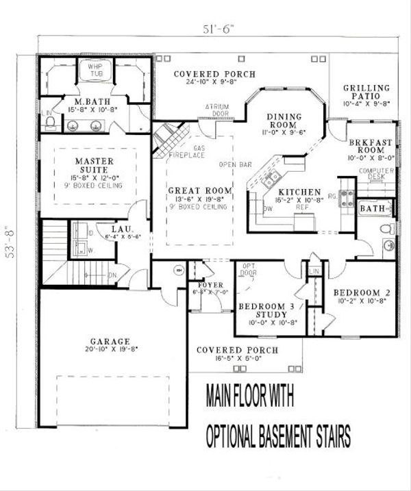 Traditional Floor Plan - Other Floor Plan #17-116