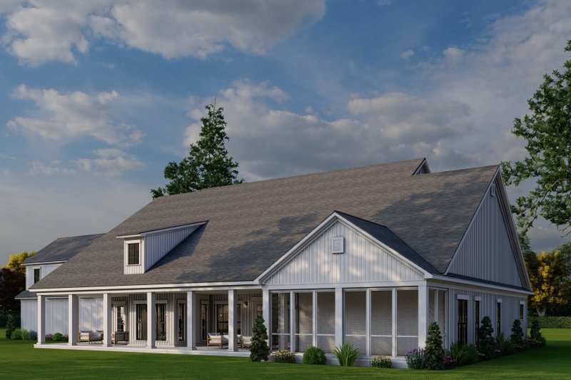 House Design - Exterior - Other Elevation 2 for Farmhouse House Plan #923-429 - 5 bed, 6.5 bath