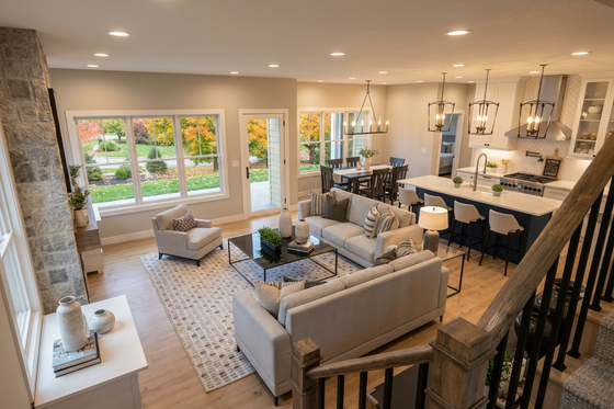 Interior - Family Room 2 for Farmhouse House Plan #51-1523 - 3 bed, 3.5 bath