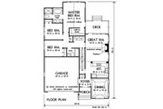 Ranch Style House Plan - 3 Beds 2 Baths 1349 Sq/Ft Plan #929-1097 
