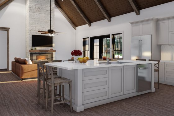 Interior - Kitchen 3 for Country House Plan #923-36 - 3 bed, 3.5 bath