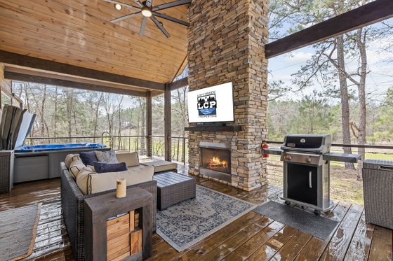 Photo 7 for Cabin House Plan #1109-10 - 1 bed, 1 bath