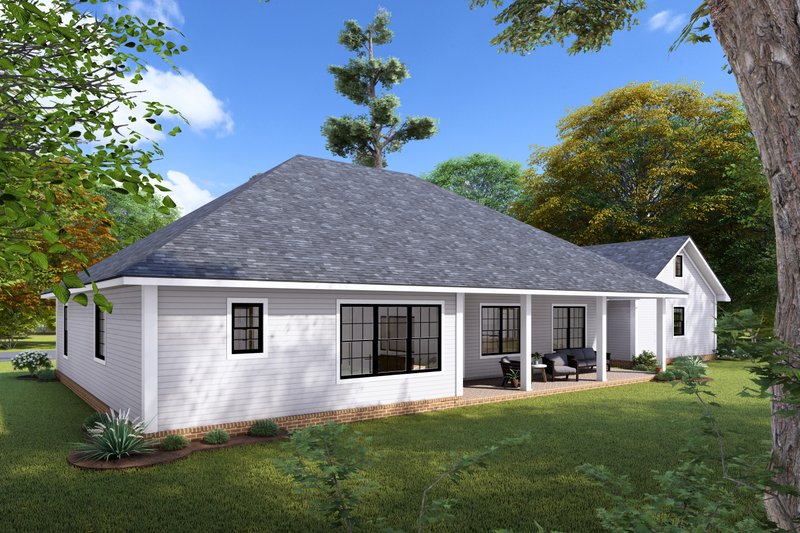 Dream House Plan - Exterior - Other Elevation 2 for Farmhouse House Plan #513-2257 - 3 bed, 2 bath
