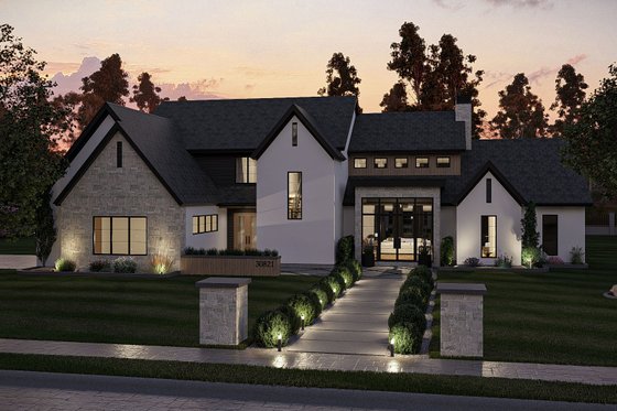 Exterior - Other Elevation for Cottage House Plan #455-675 - 4 bed, 3.5 bath