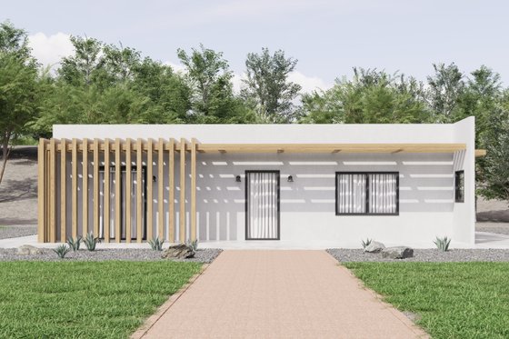 Exterior - Other Elevation for Contemporary House Plan #1106-39 - 1 bed, 1 bath