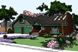 Traditional Exterior - Front Elevation Plan #60-532