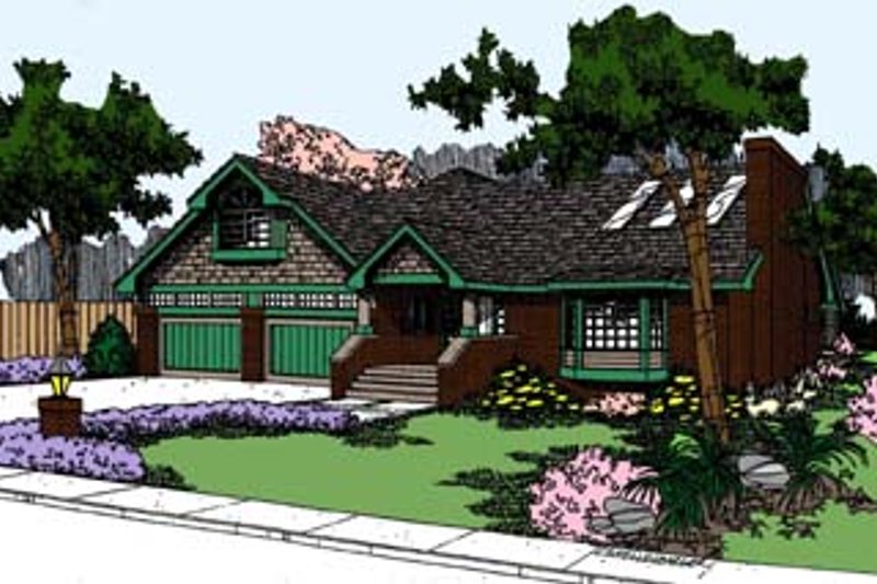 House Design - Traditional Exterior - Front Elevation Plan #60-532