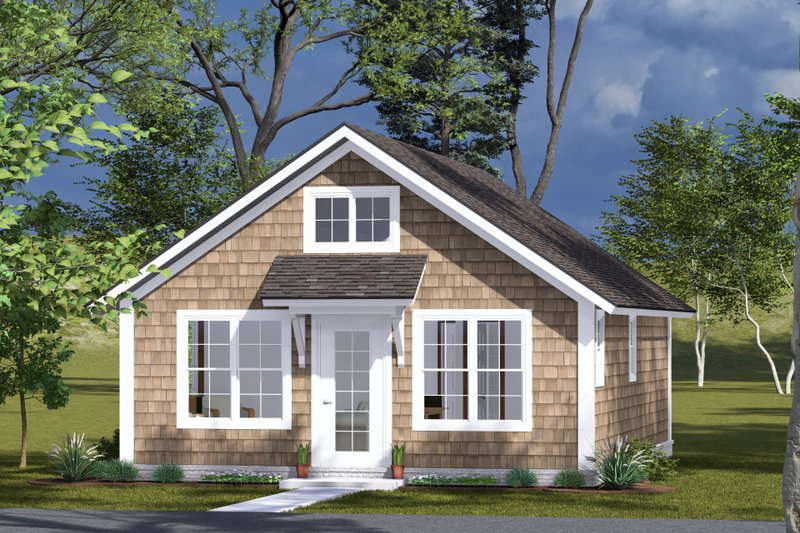 Dream House Plan - Exterior - Other Elevation for Cottage House Plan #513-2301 - 2 bed, 2 bath