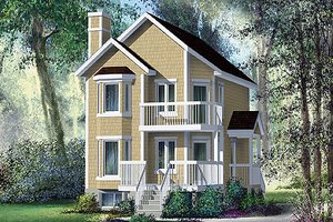Traditional Exterior - Front Elevation Plan #25-4201