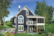 Country Style House Plan - 2 Beds 2 Baths 1015 Sq/Ft Plan #25-4310 