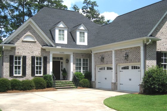 Exterior - Front Elevation 3 for Traditional House Plan #1054-40 - 4 bed, 4.5 bath