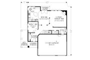 Craftsman Style House Plan - 4 Beds 2.5 Baths 2146 Sq/Ft Plan #53-526 