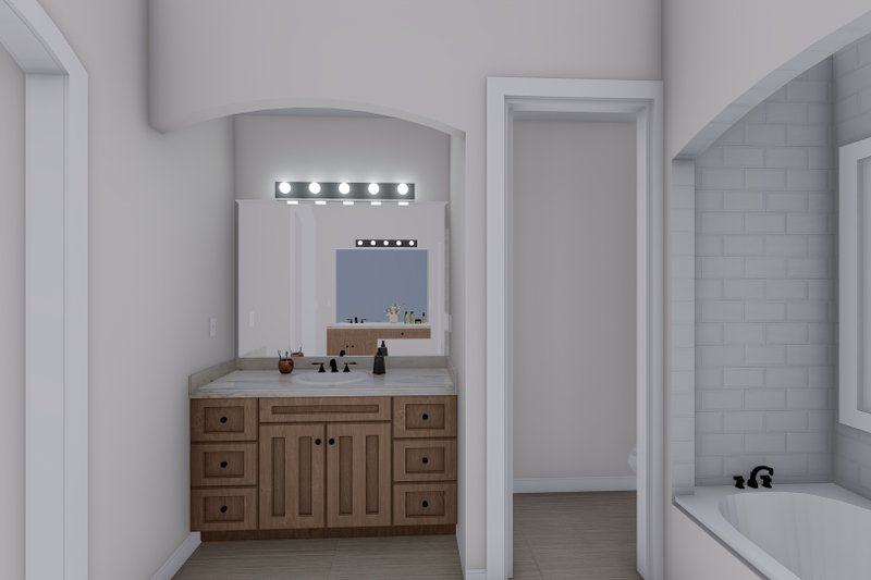 House Design - Interior - Master Bathroom 2 for Craftsman House Plan #1060-261 - 2 bed, 2 bath