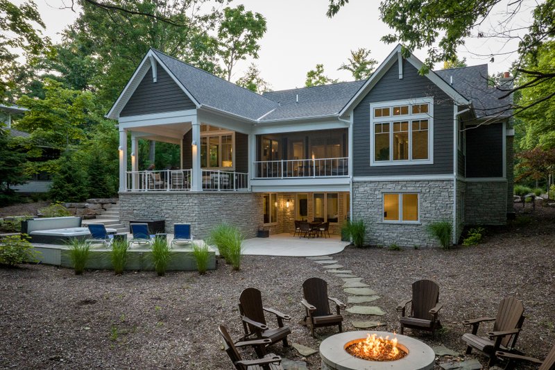 House Design - Exterior - Rear Elevation for Craftsman House Plan #928-390 - 4 bed, 3.5 bath