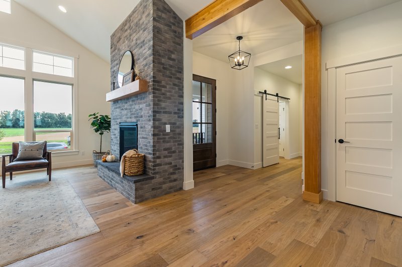 Dream House Plan - Interior - Entry for Craftsman House Plan #1070-43 - 4 bed, 2.5 bath