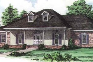 Traditional Exterior - Front Elevation Plan #16-168