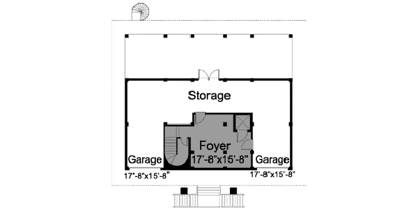 Country Floor Plan - Main Floor Plan #115-136