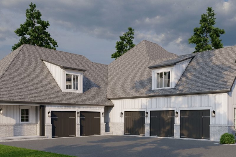 Architectural House Design - Exterior - Front Elevation 4 for European House Plan #923-439 - 6 bed, 6.5 bath