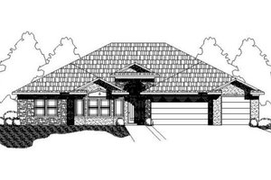 Traditional Exterior - Front Elevation Plan #24-200