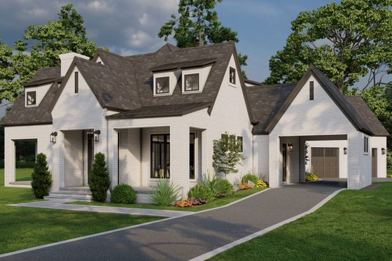 Exterior - Other Elevation for Modern House Plan #923-198 - 3 bed, 3 bath