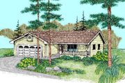 Ranch Style House Plan - 3 Beds 2 Baths 1236 Sq/Ft Plan #60-494 