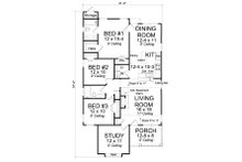 Dream House Plan - Cottage Floor Plan - Main Floor Plan #513-2092
