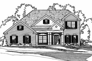 Traditional Exterior - Front Elevation Plan #31-125