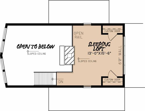 Dream House Plan - Contemporary Floor Plan - Upper Floor Plan #17-3377