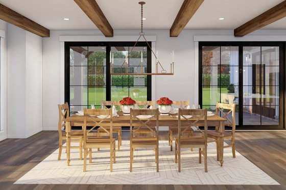 Interior - Dining Room for Farmhouse House Plan #923-273 - 4 bed, 3.5 bath