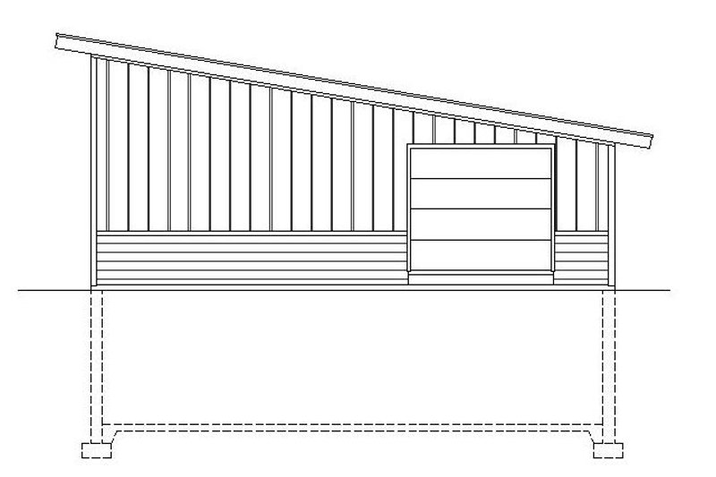 House Plan Design - Exterior - Rear Elevation for Contemporary House Plan #932-187, 0 bath