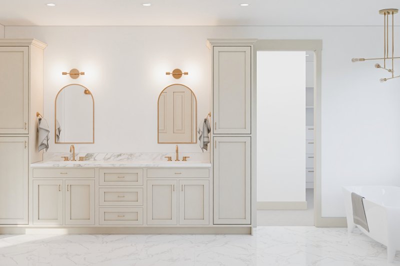 House Blueprint - Interior - Master Bathroom for Farmhouse House Plan #1089-67 - 3 bed, 2.5 bath