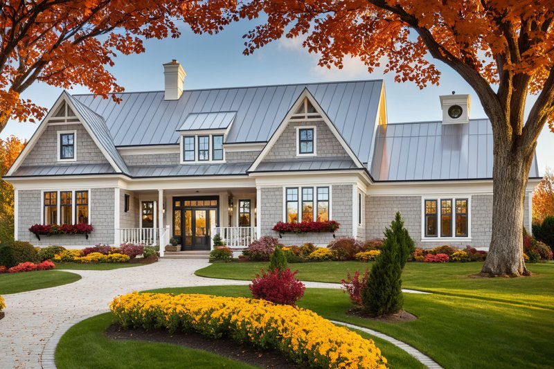 Architectural House Design - Country Photo Plan #137-280