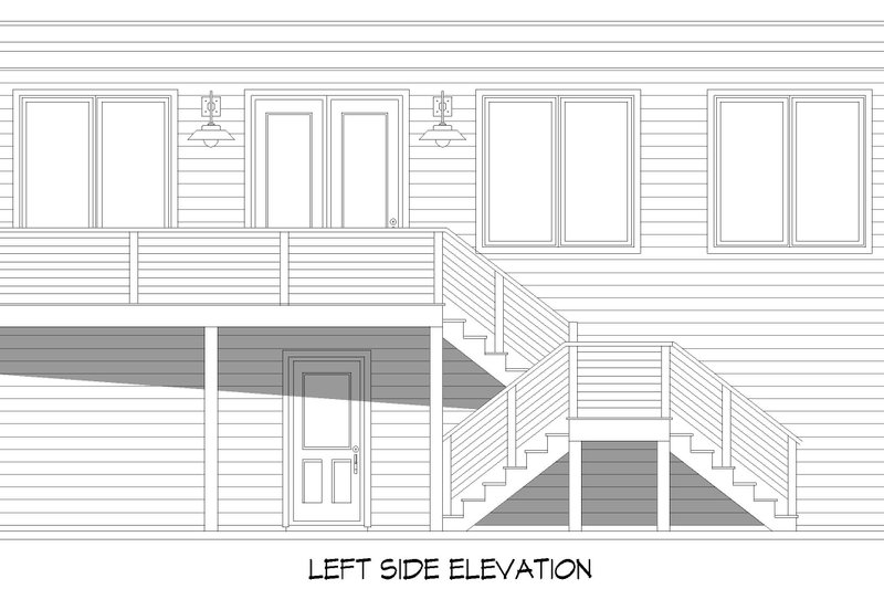 Home Plan - Exterior - Other Elevation 1 for Contemporary House Plan #932-1185 - 1 bed, 1.5 bath