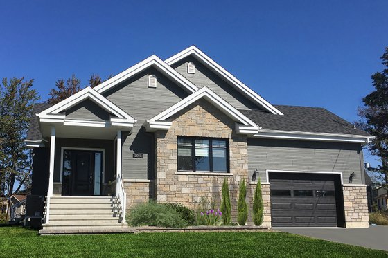 Exterior - Front Elevation 3 for Country House Plan #23-2529 - 3 bed, 1 bath