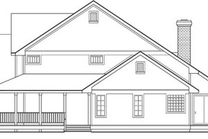 Exterior - Other Elevation 1 for Farmhouse House Plan #124-193 - 3 bed, 2.5 bath