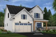 Farmhouse Style House Plan - 4 Beds 3.5 Baths 2185 Sq/Ft Plan #51-1506 Exterior 