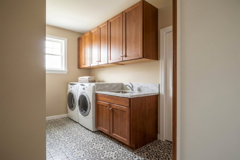 Interior - Laundry 2 for Contemporary House Plan #126-309 - 3 bed, 2 bath