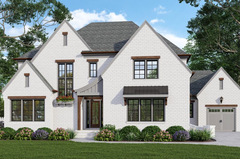 Architectural House Design - Traditional Exterior - Front Elevation Plan #927-1048